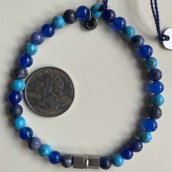 Tateossian Blue Beaded Bracelet - Picture 2 of 4